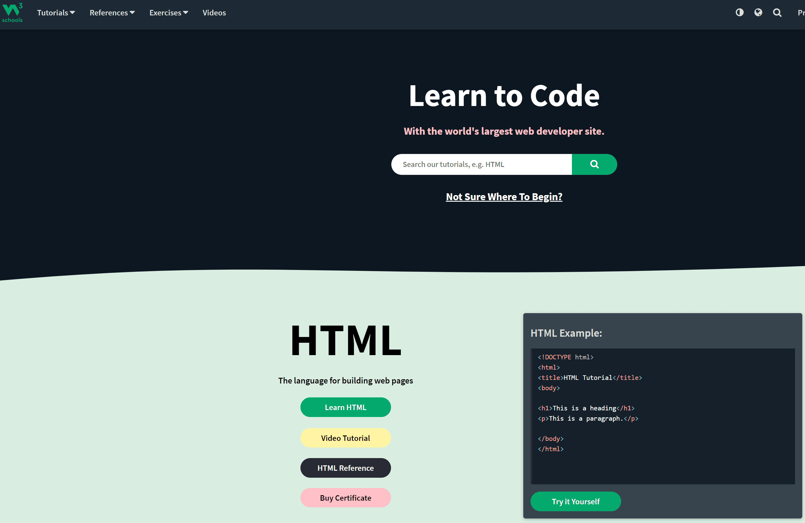 W3 Schools